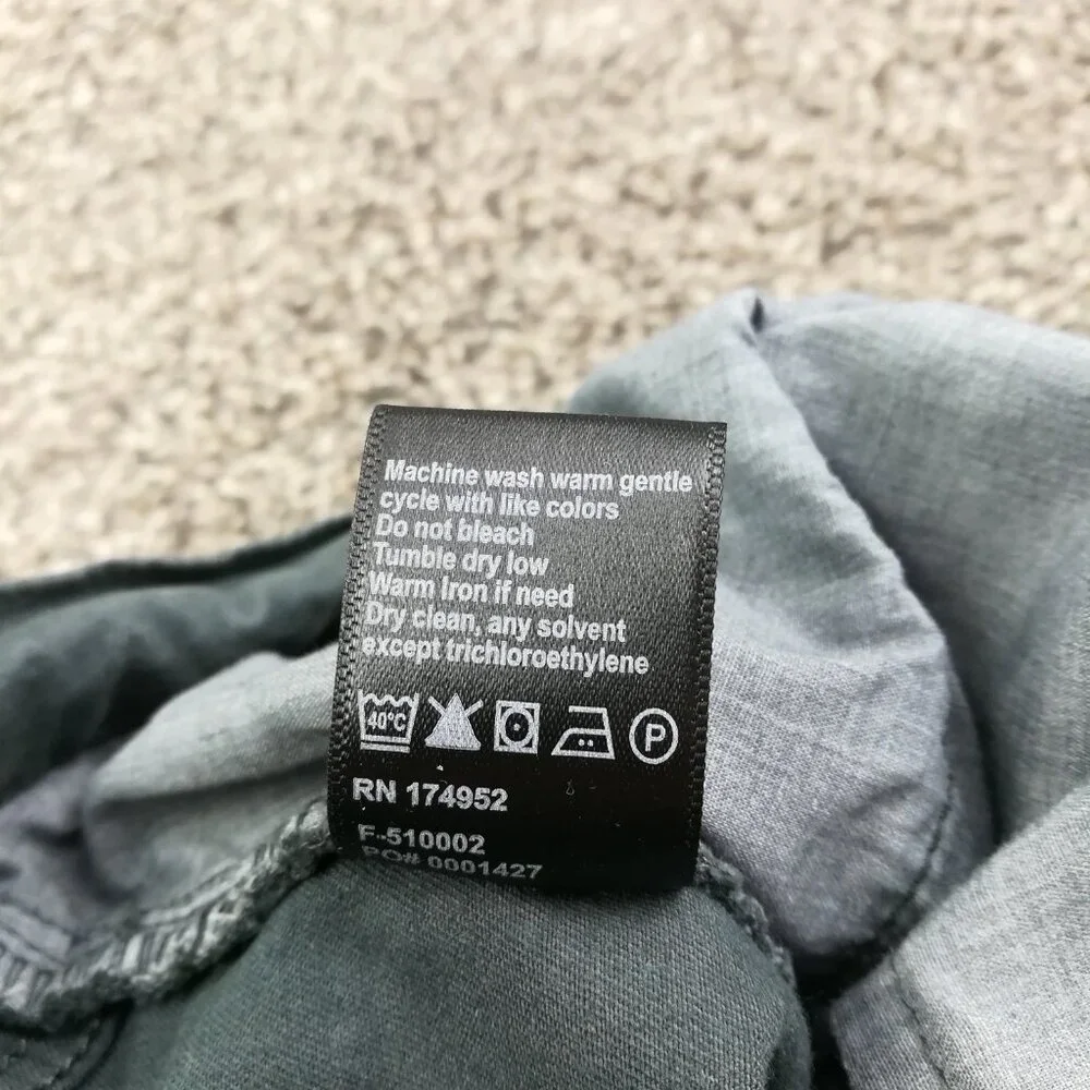 Flint & Tinder 365 Everyday Pants Chino Gray Mens 33x30 Straight Fit